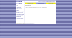 Desktop Screenshot of futbol.glorioso.net